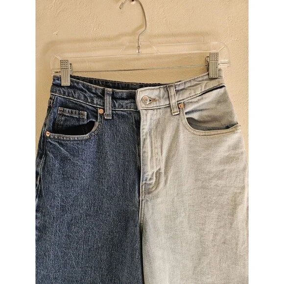 Wild Fable Highest Rise Wide Leg Ankle Duo Color Size 26R - Picture 2 of 7